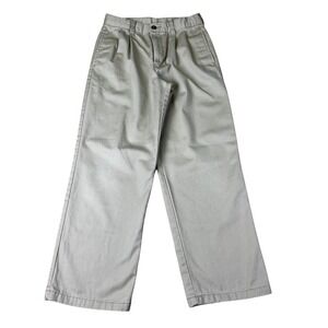 George Youth Pants Size‎ 12 Casual Cream Khaki Casual Adjustable Waist